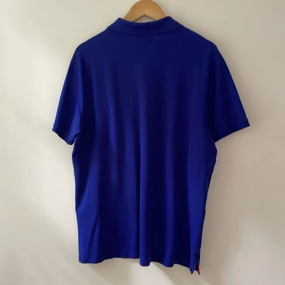 Polo Golf Ralph Lauren Royal Blue Polo Shirt Red Pony Logo Size XL